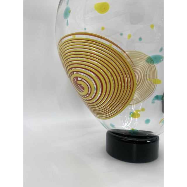 Dei Solari Vase in Murano Glass by Giovanni Levante for Salviati, Italy, 1992 For Sale - Image 4 of 14