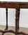 Vintage Traditional Victorian Mahogany Inlaid Scalloped Side Table For Sale - Image 11 of 15