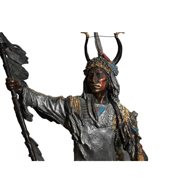 Powerful limited‑edition mixed‑media sculpture “Triumphant” by American sculptor C.A. (Christopher) Pardell, created for...