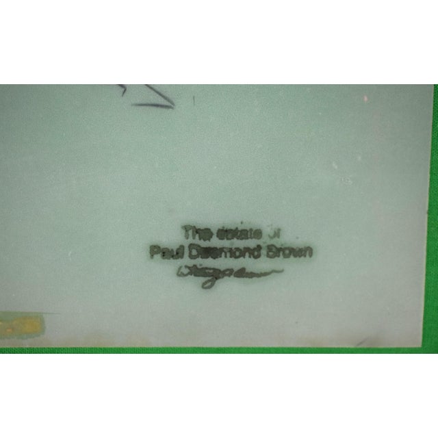 Traditional Paul Brown Polo Pencil on Acetate Drawing 4 For Sale - Image 3 of 4