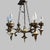 Vintage Metal 6-Arm Chandelier For Sale - Image 10 of 10