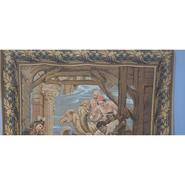 1920s French Signed Tapestry, 1920s For Sale - Image 5 of 10
