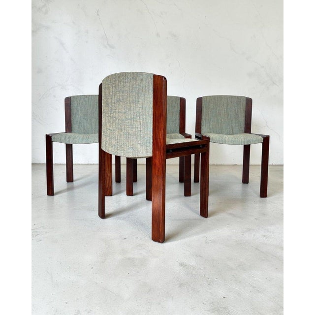 Mid-Century Modern Mod. 300 Dining Chairs by Joe Colombo for Pozzi, 1970, Set of 4 For Sale - Image 3 of 18