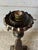 Vintage Cranberry Pink Swirl Glass Tall Electric Victorian-Style Parlor Lamp For Sale - Image 9 of 12