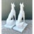 Vintage Solid Cast Cement Great Dane Statues - A Pair For Sale In West Palm - Image 6 of 13