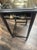 Late 20th Century Oriental Black Japanese Furniture Lacquer Wood Side Table W. Glass For Sale - Image 4 of 6