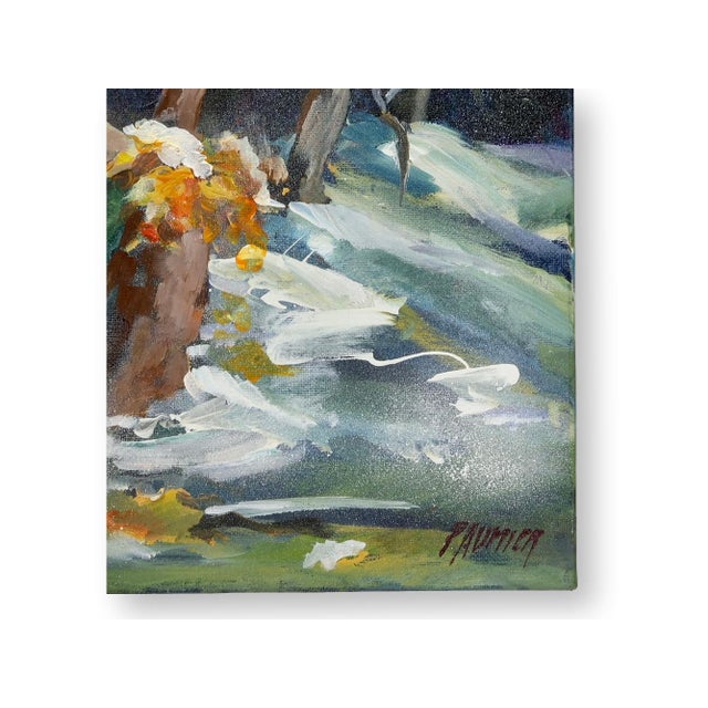 Original work by French artist Liliane Paumier (born 1947), a recognized Normandy painter whose landscapes, coastal...