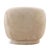Light Sand Velvet Contemporary Accent Chair For Sale - Image 4 of 7