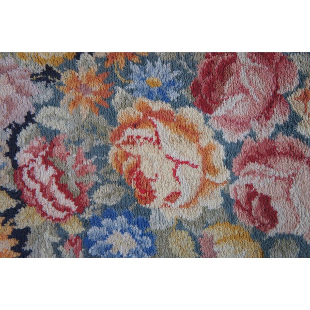 Karastan Decorette Floral Bouquet Modern Oval Area Rug Mat 60" For Sale - Image 10 of 14