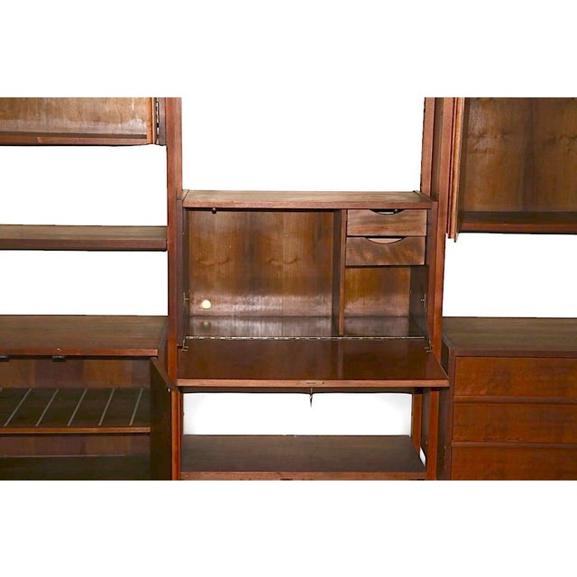 Cado Freestanding Mid Century Danish Modern Style Wall Unit C. 1950/60's For Sale - Image 4 of 18