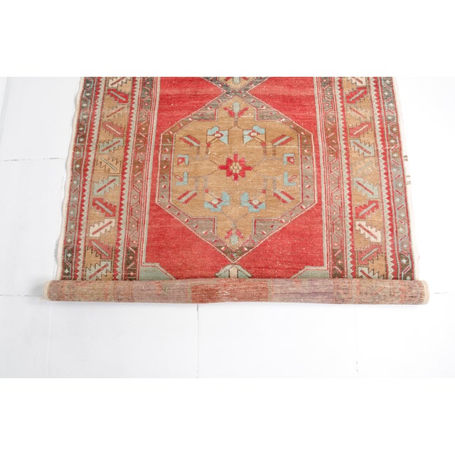 Oushak Vintage Handknotted Area Rug For Sale - Image 10 of 10