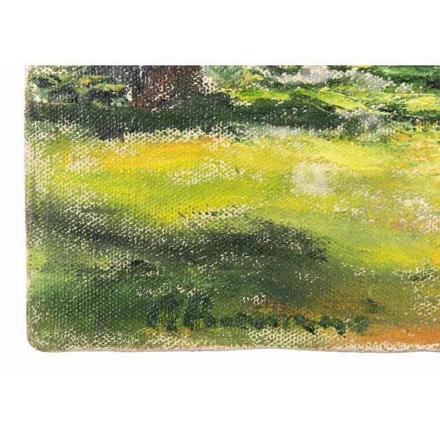 Pino Romanò, Olive Trees in Squinzano- Oil Painting, 1990s For Sale - Image 3 of 5