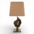 Agate and Brass Table Lamp For Sale