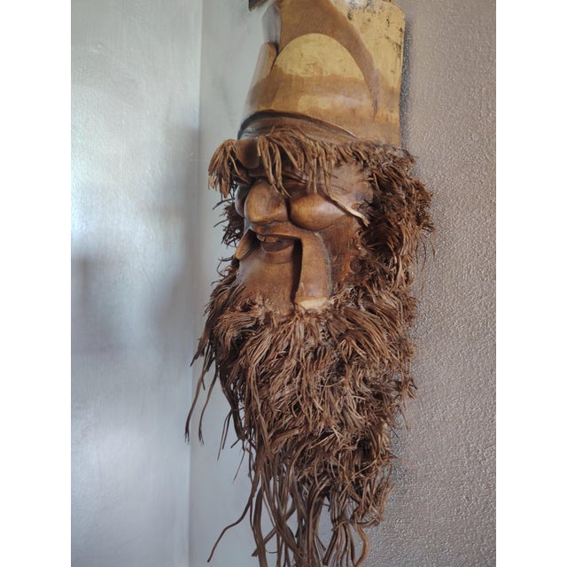1960s 1960s Chinese Bambù Mask For Sale - Image 5 of 7