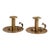 Pair of Brass Candle Holders For Sale