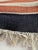 Vintage Handwoven Striped Throw Blanket With Fringe, Viscose & Cotton For Sale In San Francisco - Image 6 of 7