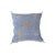 Mediterranean Sabra Dusty Blue Pillow For Sale - Image 3 of 3