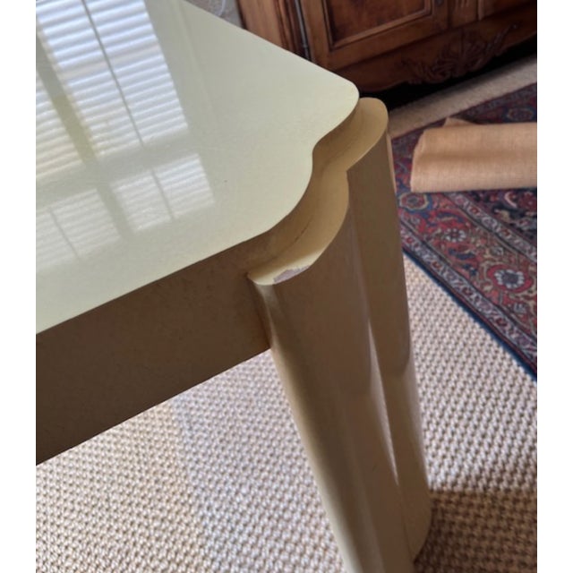 Cream 1980s Postmodern Sculptural Plaster-Style Desk With Matching Chair For Sale - Image 8 of 11