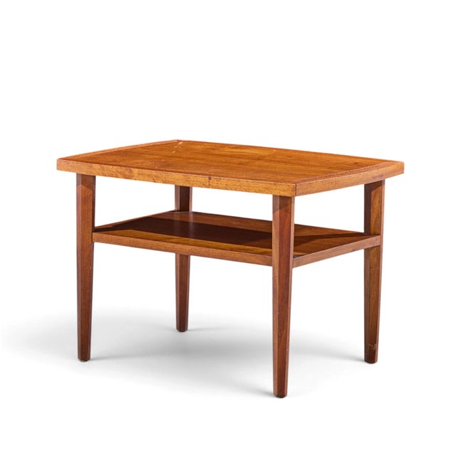 Mid-Century Modern George Nakashima for Widdicomb Sundra Mid Century Walnut Side End Table For Sale - Image 3 of 10