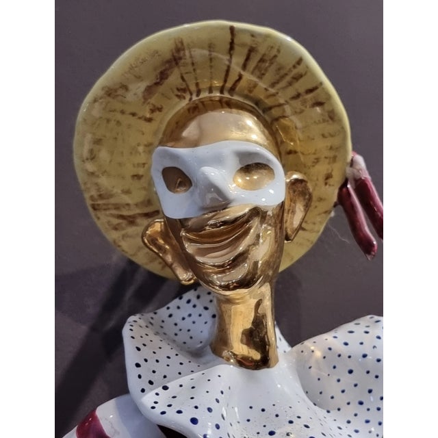 1950s Polychrome Ceramic Wall Sconces by Orosa, 1950s, Set of 2 For Sale - Image 5 of 16