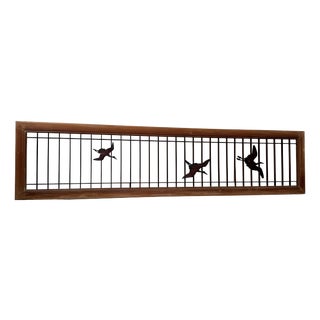 Japanese Ranma Panel with Cranes, 1930s For Sale