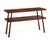 1950s T. H. Robsjohn-Gibbings Widdicomb Walnut Console Hall Table 1952 Restored For Sale - Image 5 of 18