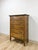 Traditional Antique Oak Dresser Five Drawer Tallboy Chest of Drawers Bedroom Furniture For Sale - Image 3 of 10