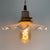 A beautifully hand-blown white opaline glass pendant light dating to the 1930s. This classic “frill,” “pie crust,” or...