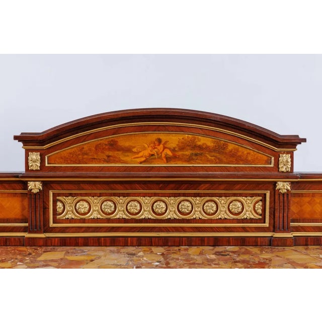 A French Ormolu Mounted Kingwood and Vernis Martin Console Table, Circa 1880 For Sale - Image 13 of 14