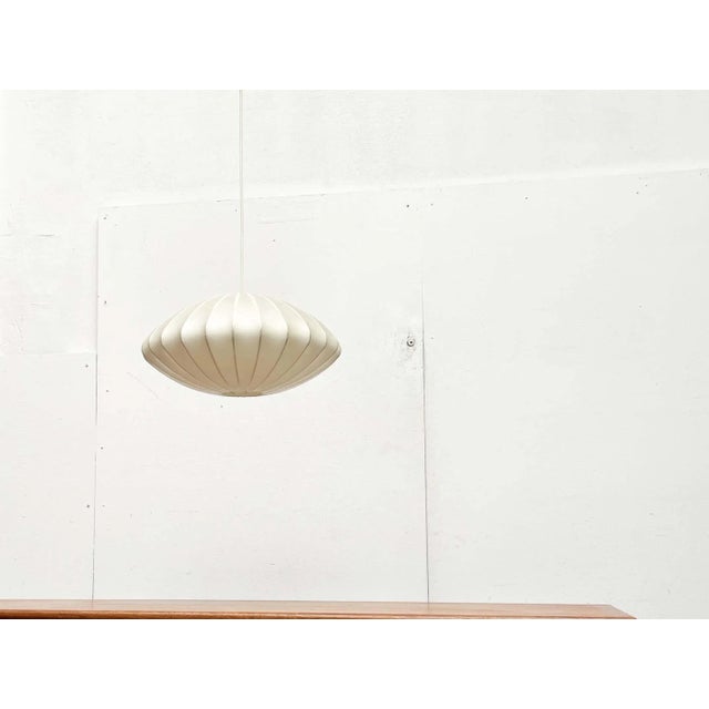 Beige Mid-Century Modern Cocoon Pendant Lamp by Friedel Wauer for Goldkant Leuchten, Germany, 1960s For Sale - Image 8 of 18