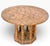 Brutalist Faux Gold Gilt Side Table With Textured Surface C. 1970's For Sale In New York - Image 6 of 11