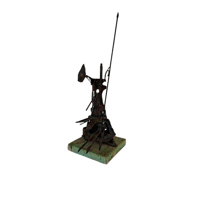 Brutalist Vintage Brutalist Copper Sculpture, 1960 For Sale - Image 3 of 12