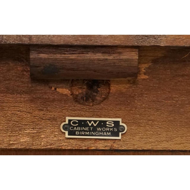 Art Deco Dressing Table with Mirror from C.W.S Cabinet Works, 1930s For Sale - Image 14 of 15