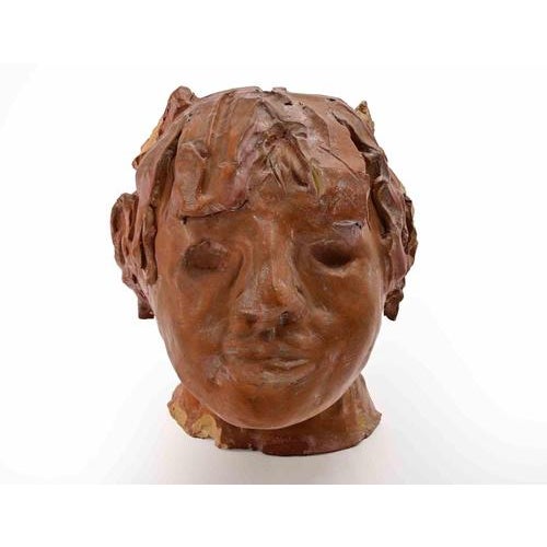1960s Sirio Pellegrini, Portrait Sculpture, 1960s, Terracotta For Sale - Image 5 of 5