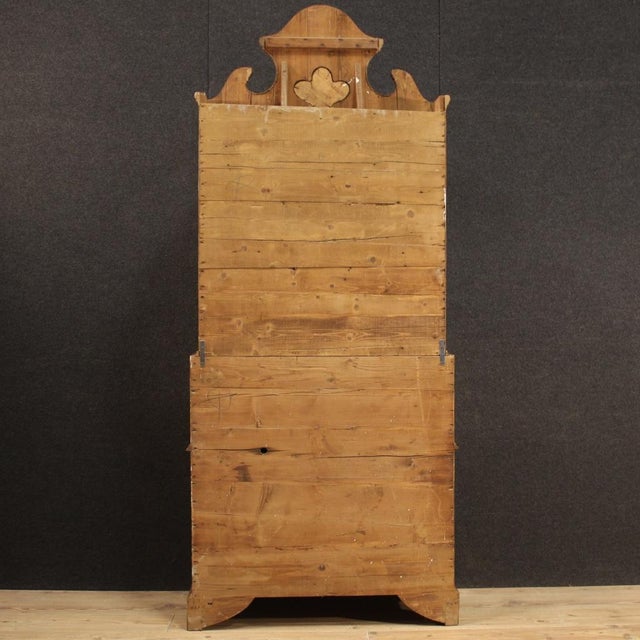 Brown Vintage Venetian Secretaire in Beech, 1960s For Sale - Image 8 of 11