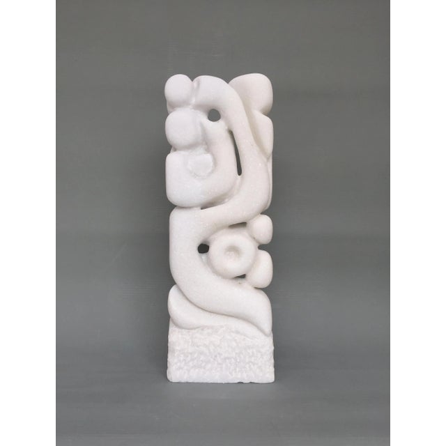 Laokoon, 2018 marble sculpture by tom von kaenel dimensions: d 10 x w 21.5 x h 62 cm materials: naxian marble all the...