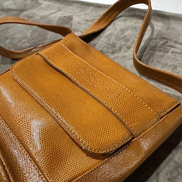 1990s 1990s Light Brown Leather Purse by Missoni For Sale - Image 5 of 12