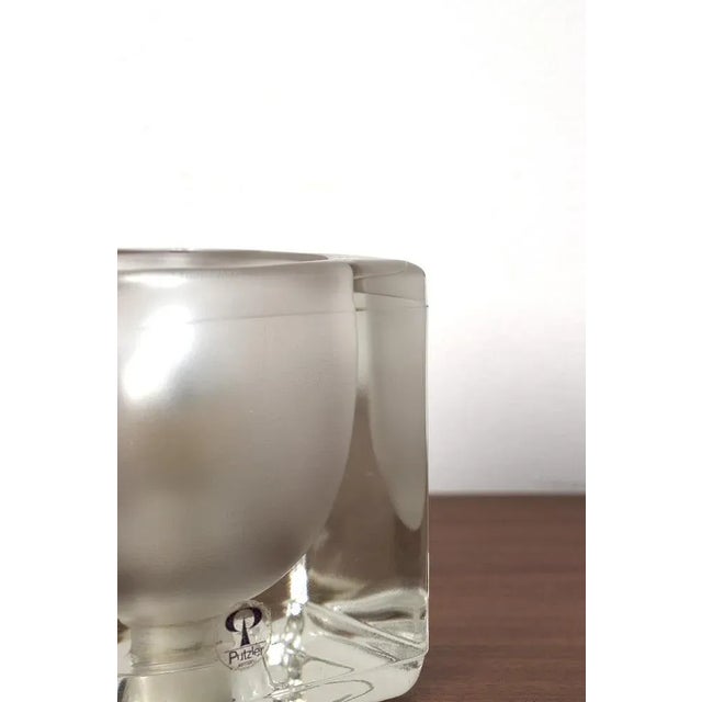 Glass Glass Table Lamp from Putzler For Sale - Image 7 of 10
