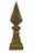 Contemporary Decorative 10” Cast Iron Gold Painted Arrow Finial. Unique Statement Piece!l. Add a touch of modern elegance...
