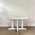 Great vintage wooden, extendable table, oval shaped. Striking base which you do not see very often. The table can be...