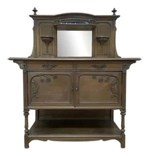 Art Nouveau Buffet Trolley