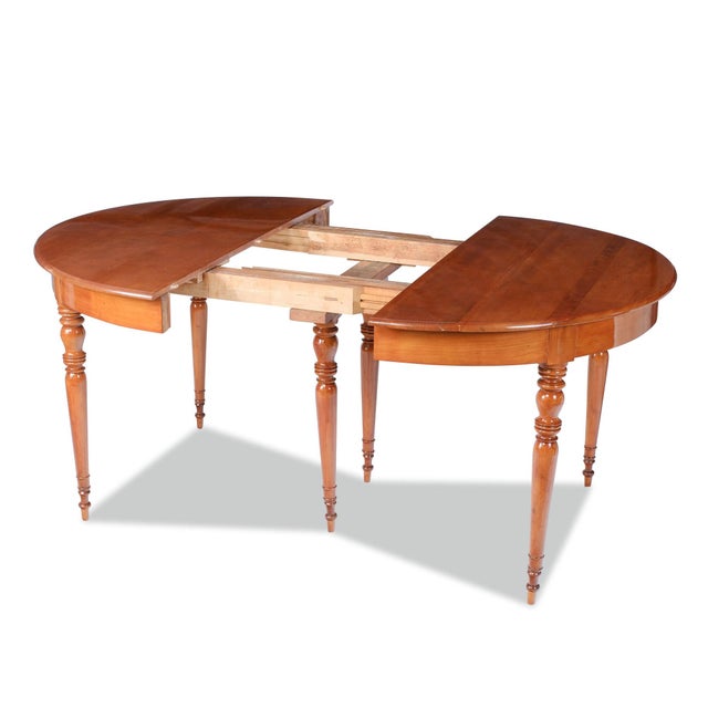Extendable Dining Table in Cherry Wood, 1850 For Sale - Image 9 of 12