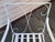 Mid-Century Modern Vintage 1960s White Wrought Iron Cantilever Lounge Chair For Sale - Image 3 of 10