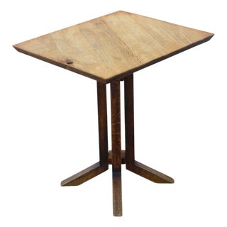 Vintage Rectangular Oak Occasional Table, 1920 For Sale