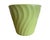 Vintage Bauer Swirl Planter, Lime Green Mid Century Modern Ceramic Los Angeles For Sale In Palm Springs - Image 6 of 8