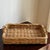 Large French Country-Style Handwoven Wicker Basket Tray For Sale - Image 10 of 12