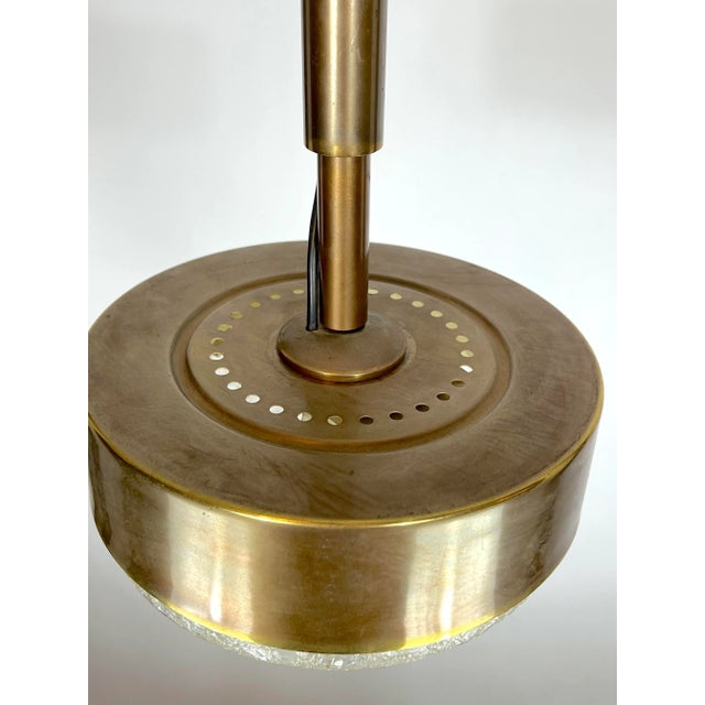 Mid-Century Brass Pendant Light from Stilnovo, 1950s For Sale - Image 9 of 14