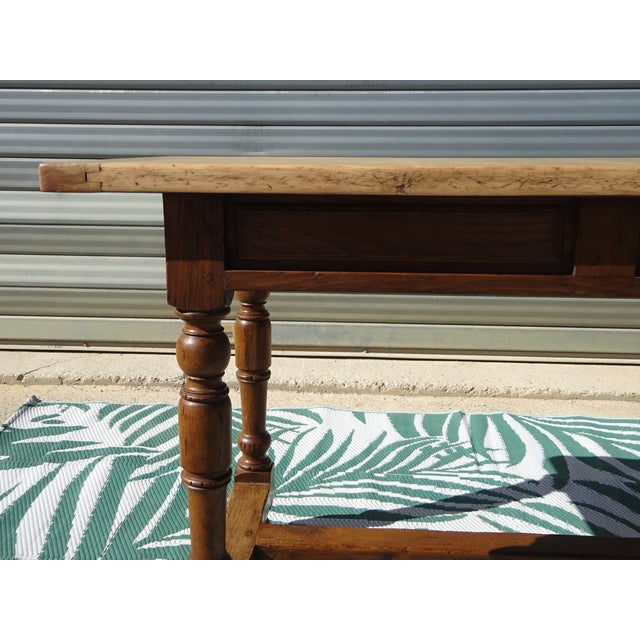 Rustic Oak Desk, 1930s For Sale - Image 16 of 18