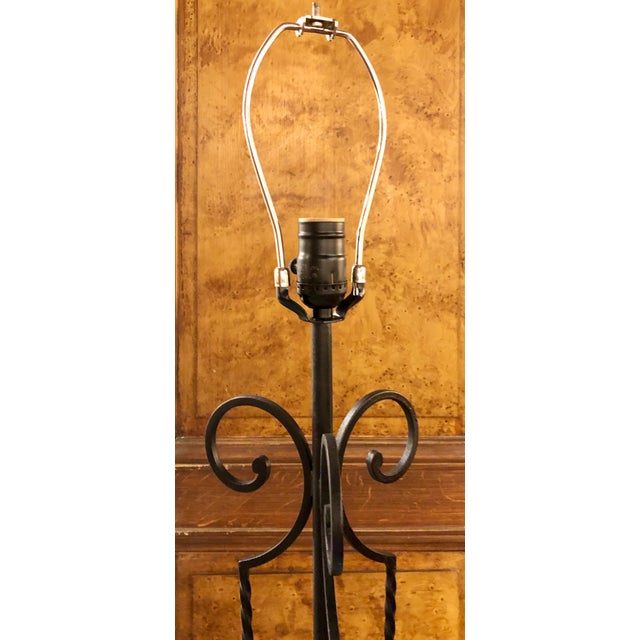 Inside? Outside? Perfect for both since its make of wrought iron. This simple black floor lamp is a perfect example of the...