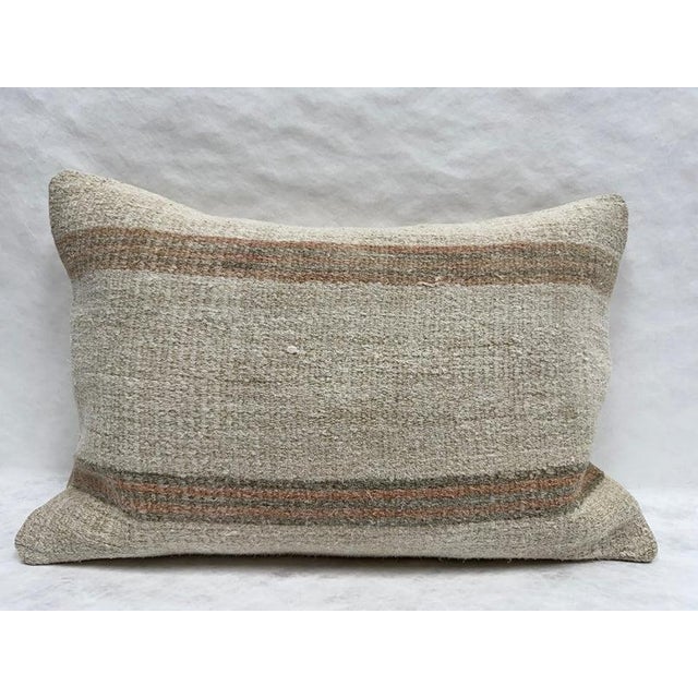 Turkish Hemp Pillow Cushion Natural Brown Beige Pillow Cushion Cover 16" x 24" #30226 Enhance your home decor with our...